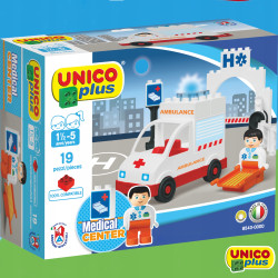 Klocki UNICO Karetka Ambulans 19 el. | klockiunico.pl 2