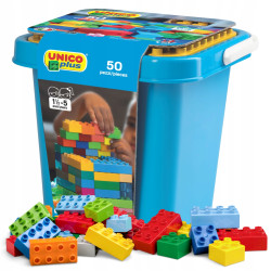 Klocki UNICO Wiadereczko 2w1 50 el. | klockiunico.pl