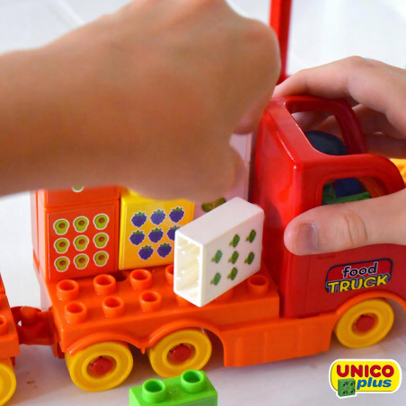 UNICO Ciężarówka z Cyferkami Sklep 40 el. | klockiunico.pl