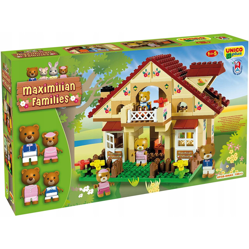 UNICO Maximilian Domek Misiów 155 el. | klockiunico.pl