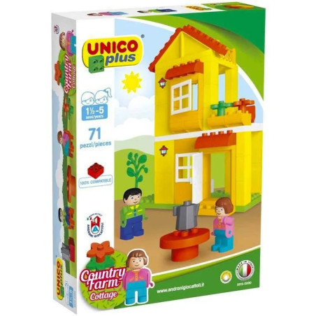 Klocki UNICO Wiejski Domek 71 el. | klockiunico.pl
