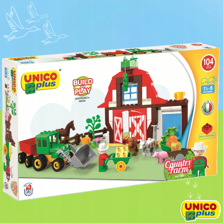 Klocki UNICO Duża Farma 104 el. | klockiunico.pl