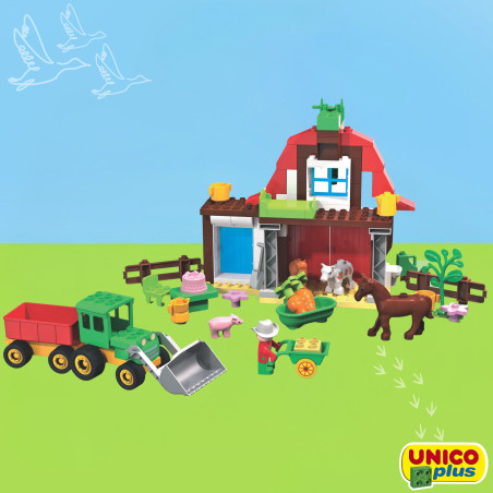 Klocki UNICO Duża Farma 104 el. | klockiunico.pl